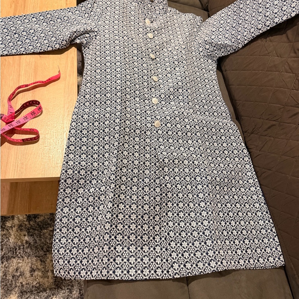 Patterned Button-Down Shirt - image 2